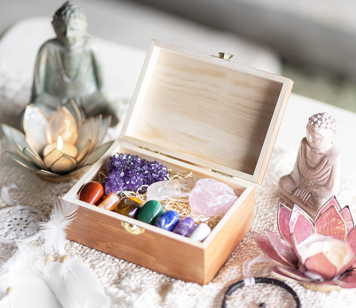 Unlock Your Inner Harmony with Our Chakra Balancing Healing Crystals - Perfect for Wellness Enthusiasts!
