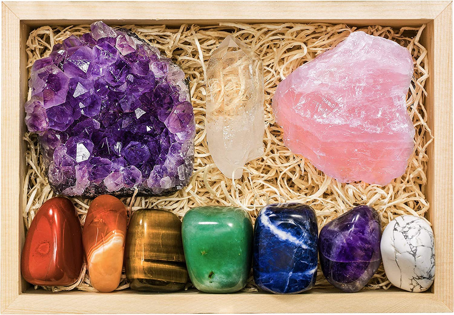Unlock Your Inner Harmony with Our Chakra Balancing Healing Crystals - Perfect for Wellness Enthusiasts!