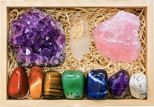 Unlock Your Inner Harmony with Our Chakra Balancing Healing Crystals - Perfect for Wellness Enthusiasts!