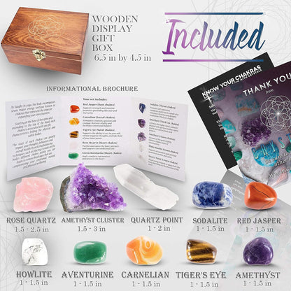 Unlock Your Inner Harmony with Our Chakra Balancing Healing Crystals - Perfect for Wellness Enthusiasts!